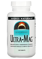 Ultra-Mag (Комплекс магния) 120 таб (Source Naturals)