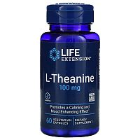 Life Extension L-Теанин (L-Theanine) 100 мг 60 капсул