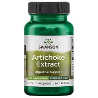 Swanson Artichoke Extract (Экстракт Артишока) 250 мг. 60 капсул