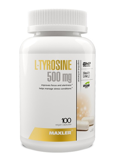 Maxler L-Tyrosine (Л-Тирозин) 500 мг. 100 капс.