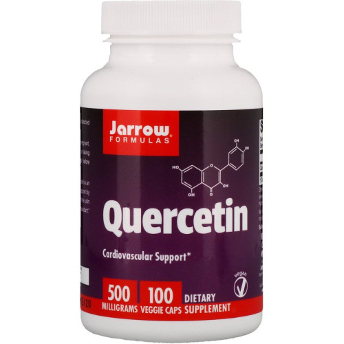 Quercetin 500 mg (Кверцетин 500 мг) 100 вег капсул (Jarrow Formulas)