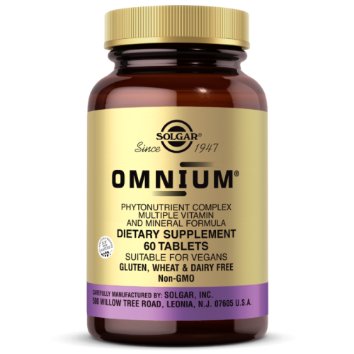 Solgar Omnium Multiple Vitamin and Mineral Formula 60 таблеток