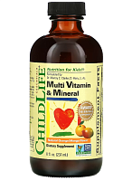 ChildLife Multi Vitamin & Mineral (Жидкие мультивитамины и минералы для детей) 237 мл.