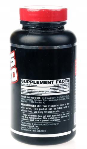 Tribulus Black 1300 120 капсул (Nutrex) фото 2