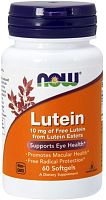 Lutein 10 мг (Лютеин) 60 гел капсул (Now Foods)