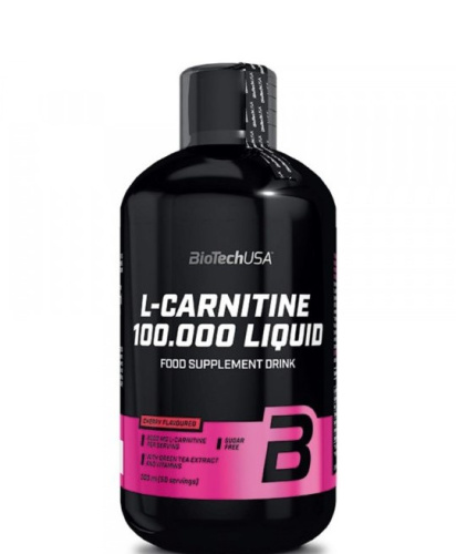 L-Carnitine Liquid 100000 mg (Л-Карнитин 100000 мг) 500 мл (BioTech)