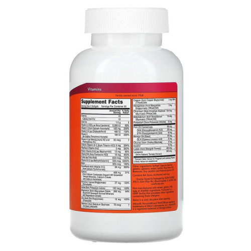Now Foods Пренатальный гель с ДГК (Prenatal Gels + DHA) 180 капсул фото 2