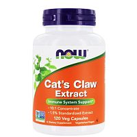 Now Foods Экстракт кошачьего когтя (Cat's Claw Extract) 120 растительных капсул