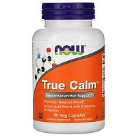 Now Foods True Calm (Истинное спокойствие) 90 растительных капсул