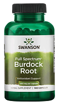 Full Spectrum Burdock Root (Корень лопуха полного спектра) 460 мг 100 капсул (Swanson)