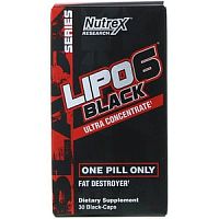 Lipo-6 Black Ultra Concentrate 30 капсул