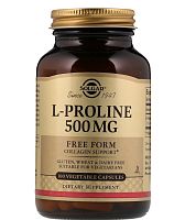 Solgar L-Пролин (L-Proline) 500 мг. 100 растительных капсул