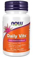 Now Foods Daily Vits (Дейли Витс, Мультивитаминный комплекс) 30 растительных капсул