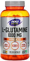 Now Foods Sports L-Glutamine (L-Глютамин) 1000 мг. 240 растительных капсул