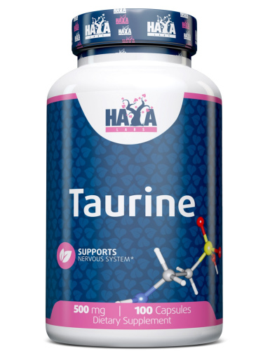 Taurine 500 мг (Таурин) 100 капсул (Haya Labs)