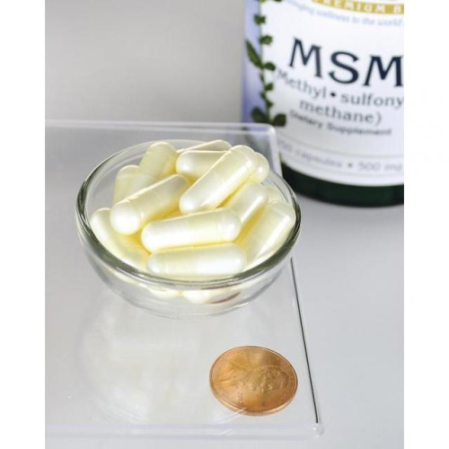 MSM 500 mg (Метилсульфонилметан 500 мг) 250 капсул (Swanson) фото 3
