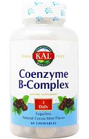 KAL Coenzyme B-Complex (Коэнзим и комплекс витаминов группы B) 60 жевательных таблеток
