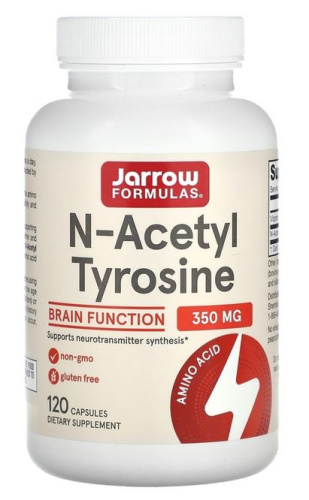 Jarrow Formulas N-Acetyl Tyrosine (N-ацетил тирозин) 350 мг. 120 капсул