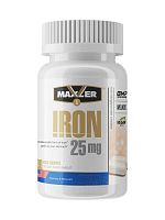 Iron Bisglycinate Chelate 25 мг 90 капсул (Maxler) Срок 06.22