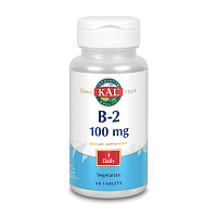 KAL Витамин B-2 (Рибофлавин) 100 мг. 60 таблеток