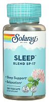 Solaray Sleep Blend SP-17 (Снотворная смесь) 100 растительных капсул