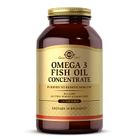 Solgar Концентрат рыбьего жира Омега-3 (Omega-3 Fish Oil Concentrate) 1000 мг. 120 мягких капсул