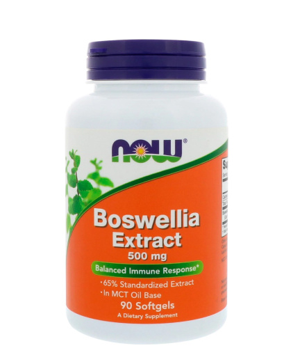 Now Foods Boswellia Extract Экстракт босвеллии 500 мг. 90 капсул
