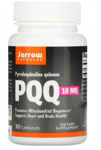 Jarrow Formulas PQQ (Пирролохинолинхинон) 10 мг. 30 растительных капсул фото 2