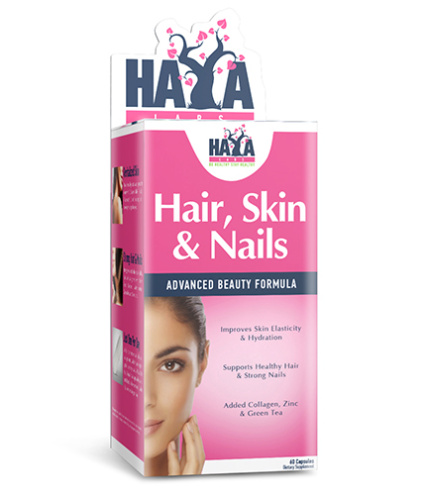 Hair, Skin, and Nails (Волосы, кожа и ногти) 60 капсул (Haya Labs)