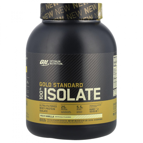 Протеин Optimum Nutrition 100% Isolate Gold Standard 1360 гр.