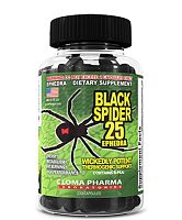 Жиросжигатель Cloma Pharma Black Spider 100 капсул 25 Ephedra