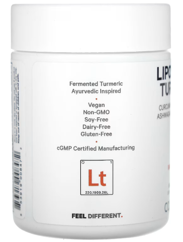 Liposomal Turmeric+ (Липосомальная куркума) 90 капсул (Codeage) фото 3