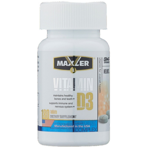 Maxler Vitamin D3 1200 IU 180 таблеток