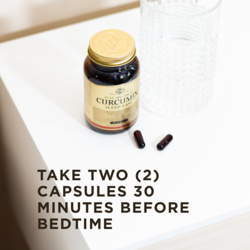 Solgar Full Spectrum Curcumin Sleep Ease (Куркумин, ГАМК, Мелатонин) 60 капсул фото 2