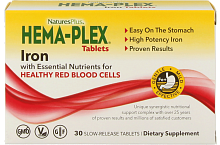 Hema-Plex 30 таблеток с замедленным высвобождением (NaturesPlus)