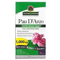 Pau D'Arco (Кора муравьиного дерева) 1000 мг 90 капсул (Nature's Answer)