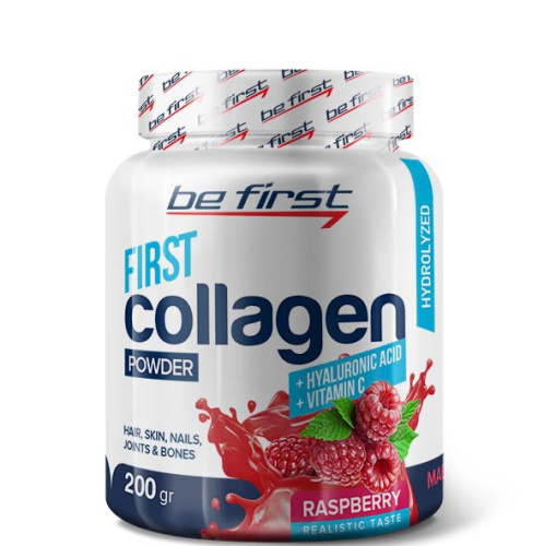 Be First First Collagen Powder + Hyaluronic Acid + Vitamin C (Коллаген с гиалуроновой кислотой и витамином С в порошке) 200 г. фото 2
