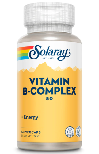 Vitamin B-Complex 50 (Б-комплекс) 50 вег капсул (Solaray)