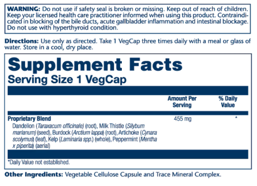 Solaray Liver Blend SP-13 (Печеночная смесь) 100 растительных капсул  фото 3