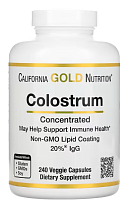 Colostrum (Молозиво) 240 вег капсул (California Gold Nutrition) срок 09/2025