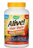 Alive! Max3 Daily Мультивитаминный комплекс без добавления железа 180 таблеток (Nature's Way)