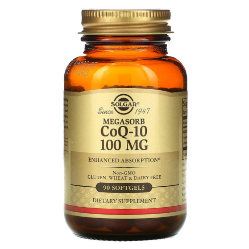 Solgar Megasorb CoQ-10 100 мг. 90 мягких капсул