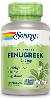 Solaray True Herbs Fenugreek (Пажитник) 1240 мг. 180 растительных капсул