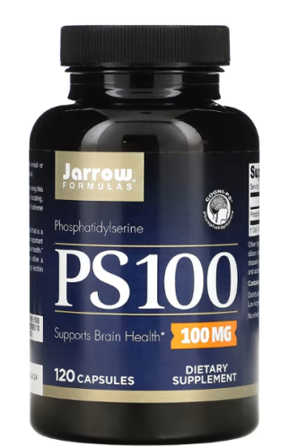 PS 100 Phosphatidylserine (Фосфатидилсерин) 120 капсул (Jarrow Formulas)