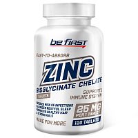 Be First Zinc Bisglycinate Chelate (Цинк Бисглицинат Хелат) 25 мг. 120 таблеток