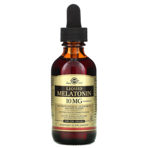 Solgar Мелатонин Жидкий (Melatonin Liquid) 10 мг. 59 мл. фото 3
