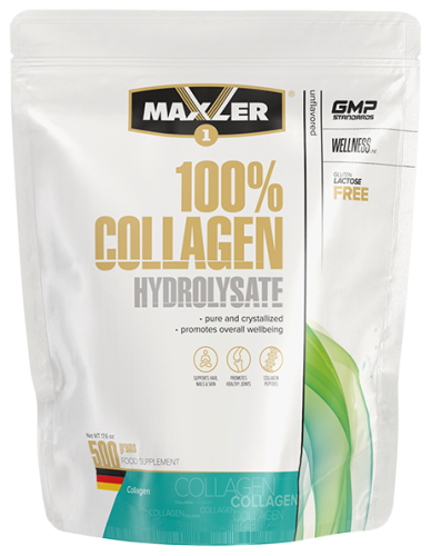 Гидролизованный коллаген Maxler 100% Collagen Hydrolysate 500 г. фото 2