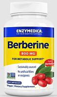 Berberine 800 mg (Берберин для метаболизма сахара в крови) 60 капсул (Enzymedica)