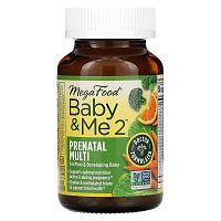 Baby & Me 2  (Пренатальные витамины) 60 таблеток (MegaFood)