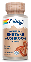 Solaray Shiitake Mushroom (Гриб Шиитаке) 600 мг. 100 растительных капсул